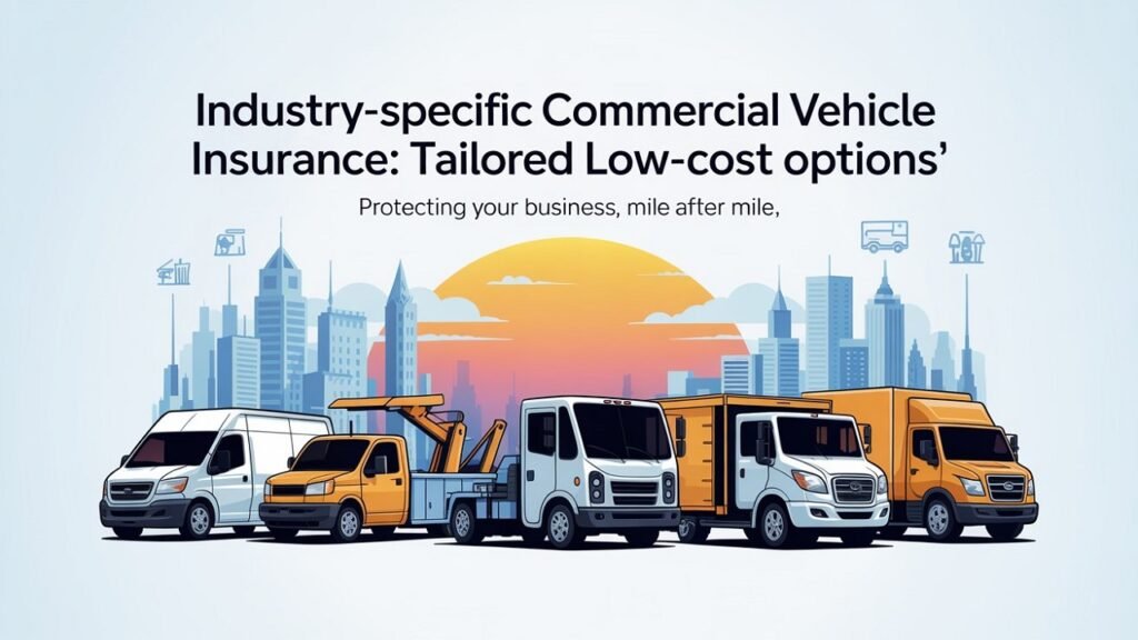 Industry-Specific Commercial Vehicle Insurance Tailored Low-Cost Options.
