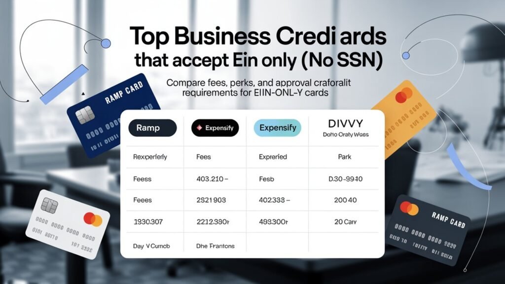 Top Business Credit Cards That Accept EIN Only (No SSN)