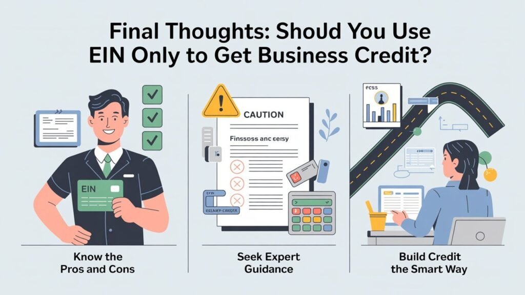 Final Thoughts: Should You Use EIN Only to Get Business Credit?
