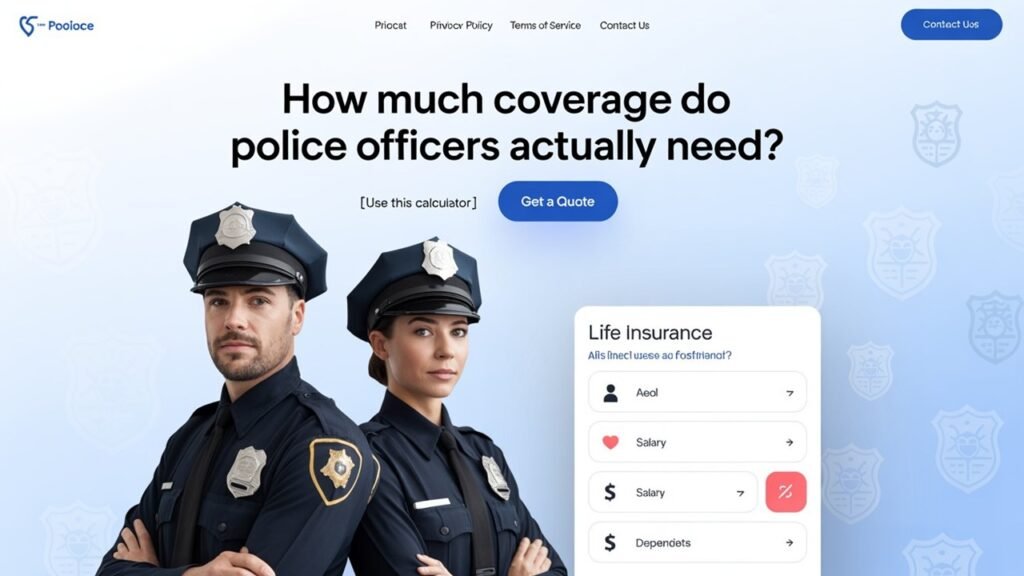 💰 How Much Coverage Do Police Officers Need [Use This Calculator]